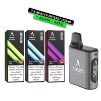 Adalya Liquid Bundle 3 x 10 ml + Alpha Basisgerät +...