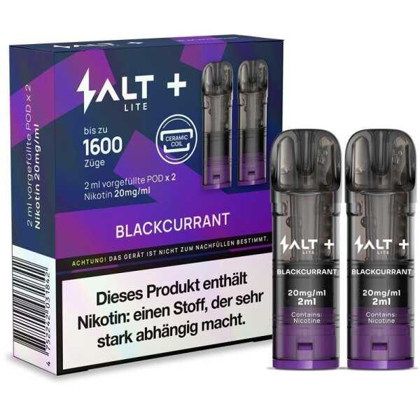Salt Plus Lite Pods 20 mg/ml Blackcurrant