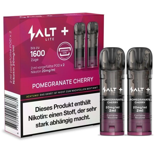 Salt Plus Lite Pods 20 mg/ml Pomegranate Cherry