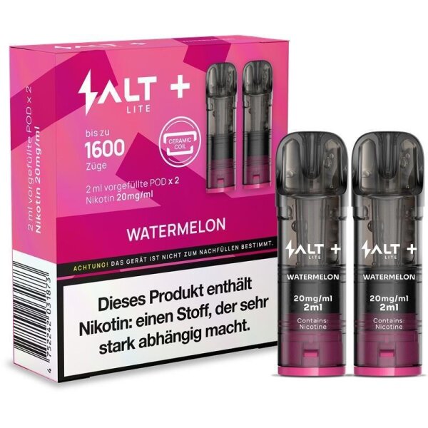 Salt Plus Lite Pods 20 mg/ml Watermelon