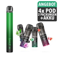 Salz Plus Lite Bundle 4 Pods + Akku