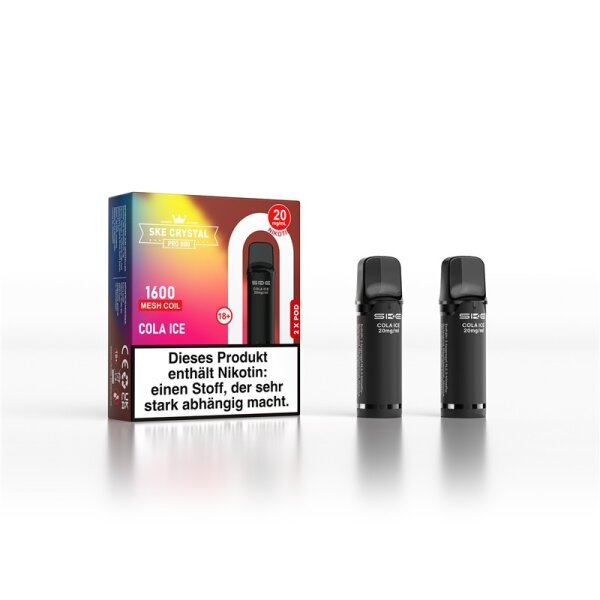SKE Crystal 800 Pro Prefilled Pod Cola Ice 20mg/ml
