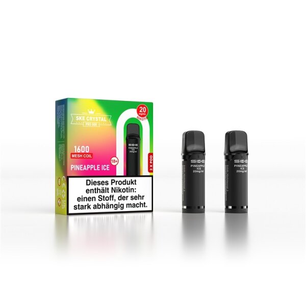 SKE Crystal 800 Pro Prefilled Pod Pineapple Ice 20mg/ml