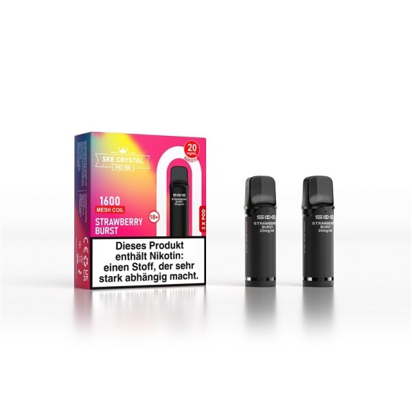 SKE Crystal 800 Pro Prefilled Pod Strawberry Burst 20mg/ml
