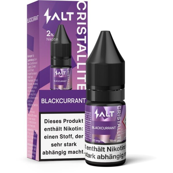 SALT Cristallite Liquid  Blackcurrant 20 mg/ml