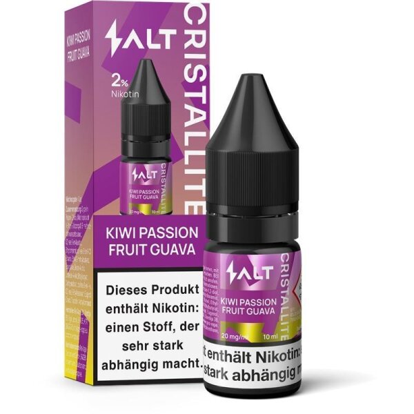 SALT Cristallite Liquid  Kiwi Passions Fruit Guava 20 mg/ml