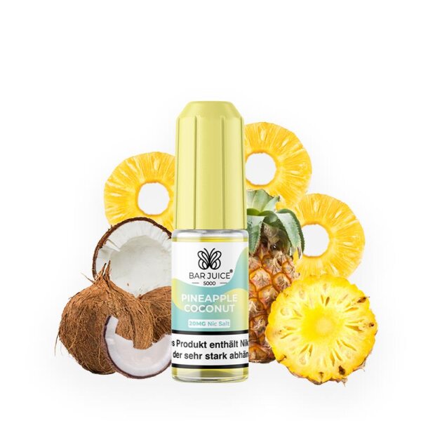 Bar Juice 5000 NicSalt Liquid 10 ml Pineapple Coconut 20 MG