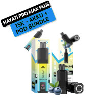 Hayati Pro Max Plus- 15k - Akku + Pod Bundle