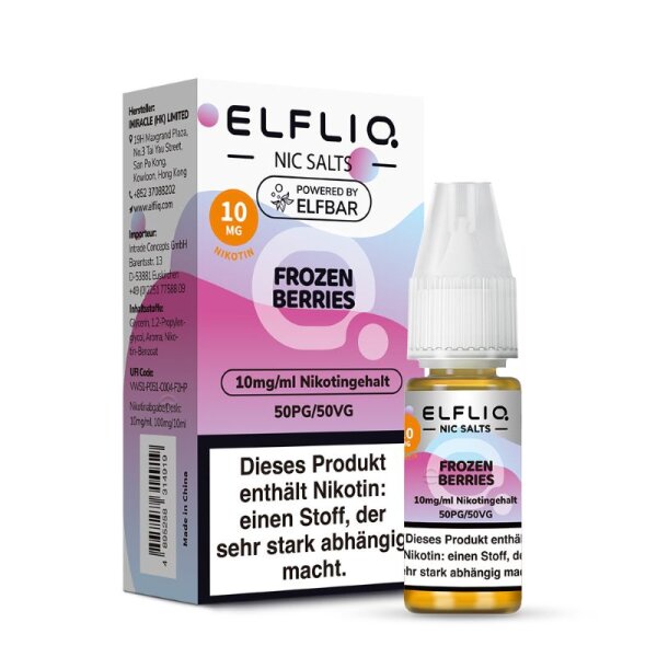 Elfliq - NicSalt Liquid Frozen Berries  10 mg/ml