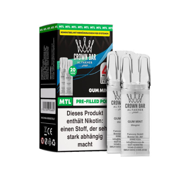 Al Fakher Pods Gum Mint (2er Pack)