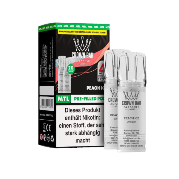 Al Fakher Pods Peach Ice (2er Pack)