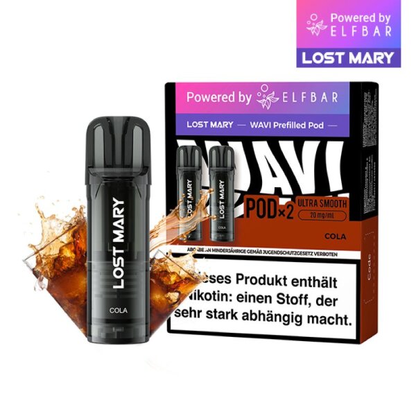 Lost Mary - Wavi Pod - by Elfbar (2 St&uuml;ck) Cola 20...