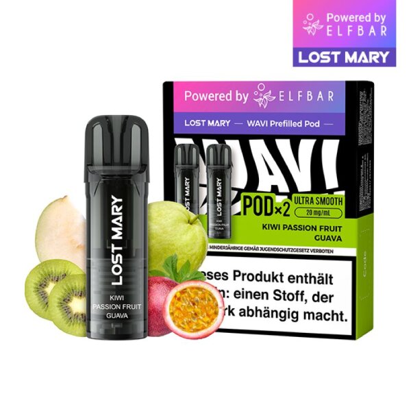 Lost Mary - Wavi Pod - by Elfbar (2 St&uuml;ck) Kiwi...