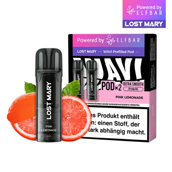 Lost Mary - Wavi Pod - by Elfbar (2 St&uuml;ck) Pink...