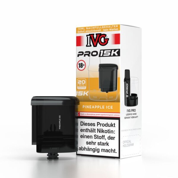 IVG Pro 15k Pods 20mg Pineapple Ice