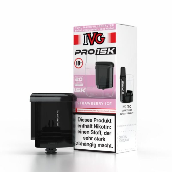 IVG Pro 15k Pods 20mg Strawberry Ice