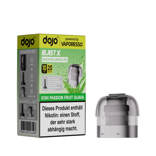 Vaporesso - Dojo Blast X Pod Kiwi Passion Fruit Guava