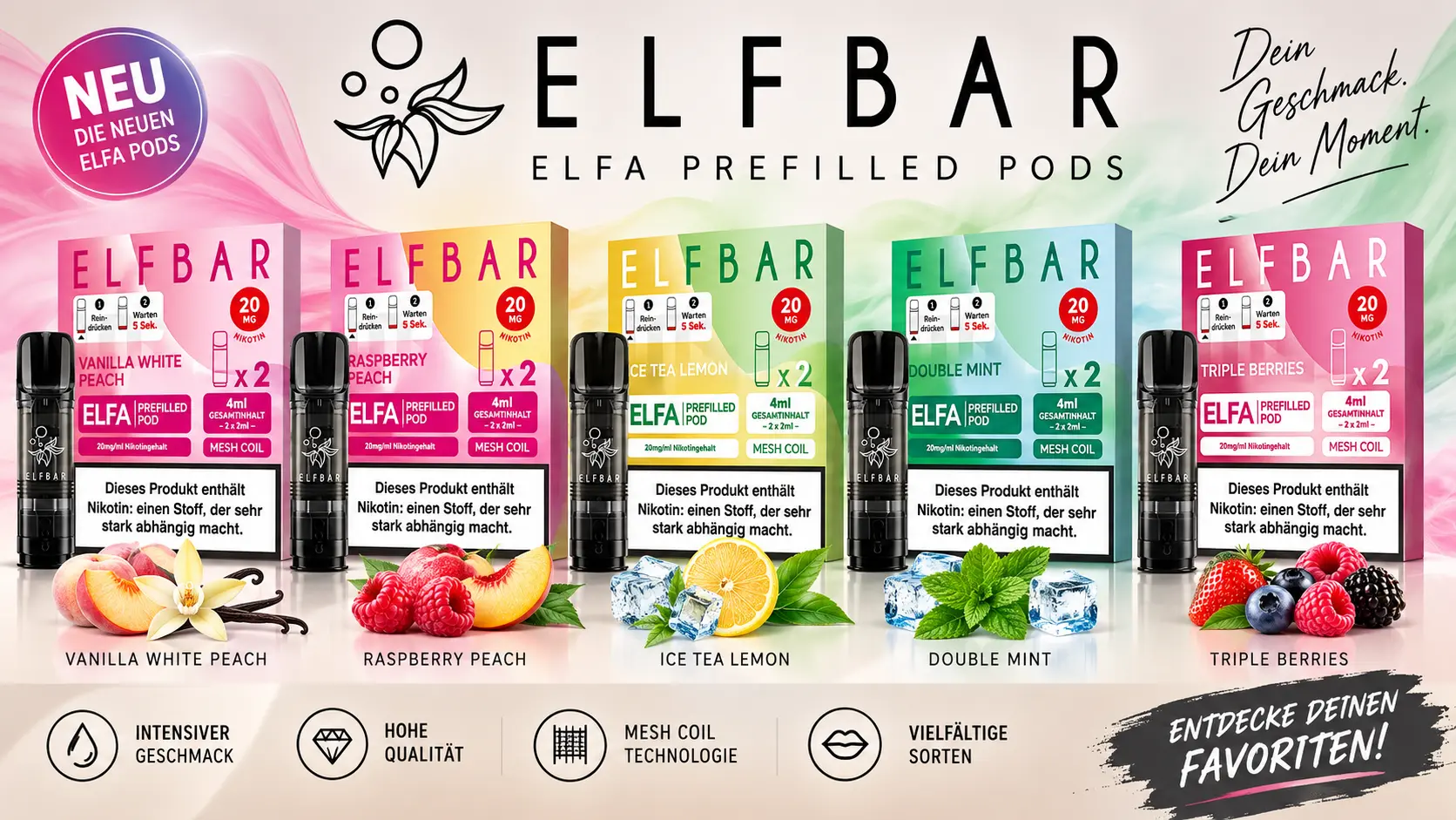 Elfbar Elfa Prefilled Pods